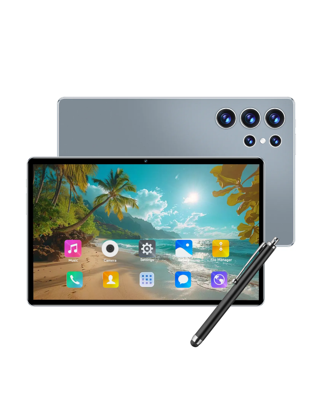 10.1 İnç Android Tablet 16GB RAM 1TB Depolama Klavyeli Tablet Seti - Lisinya