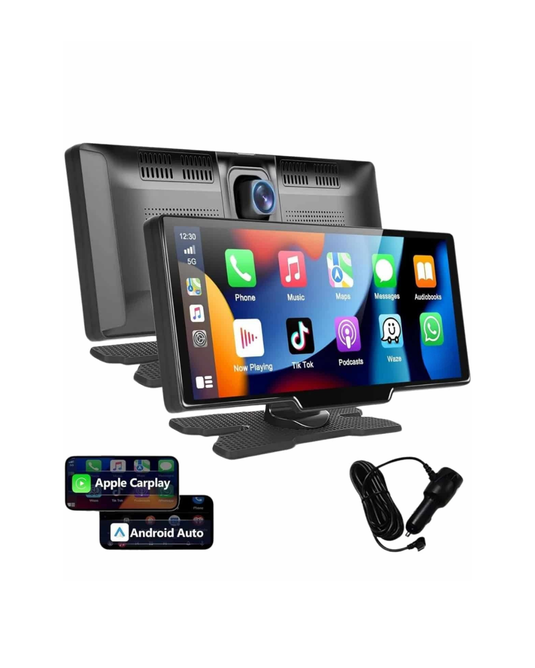 4K 10.2 İnç Çift Kameralı Araç Multimedya Ekranı CarPlay Kablosuz Tüm Cihazlara Uyumlu - Lisinya 4K 10.2 İnç Çift Kameralı Araç Multimedya Ekranı CarPlay Kablosuz Tüm Cihazlara Uyumlu - Lisinya
