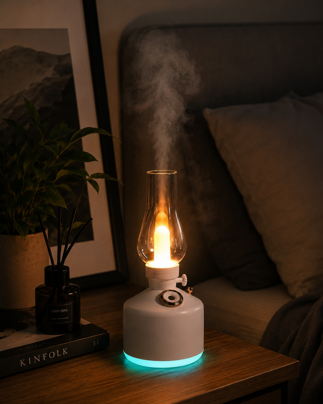 Vintage Aroma Difüzörü Nano Mist LED Işıklı Taşınabilir Nemlendirici - Lisinya Vintage Aroma Difüzörü Nano Mist LED Işıklı Taşınabilir Nemlendirici - Lisinya