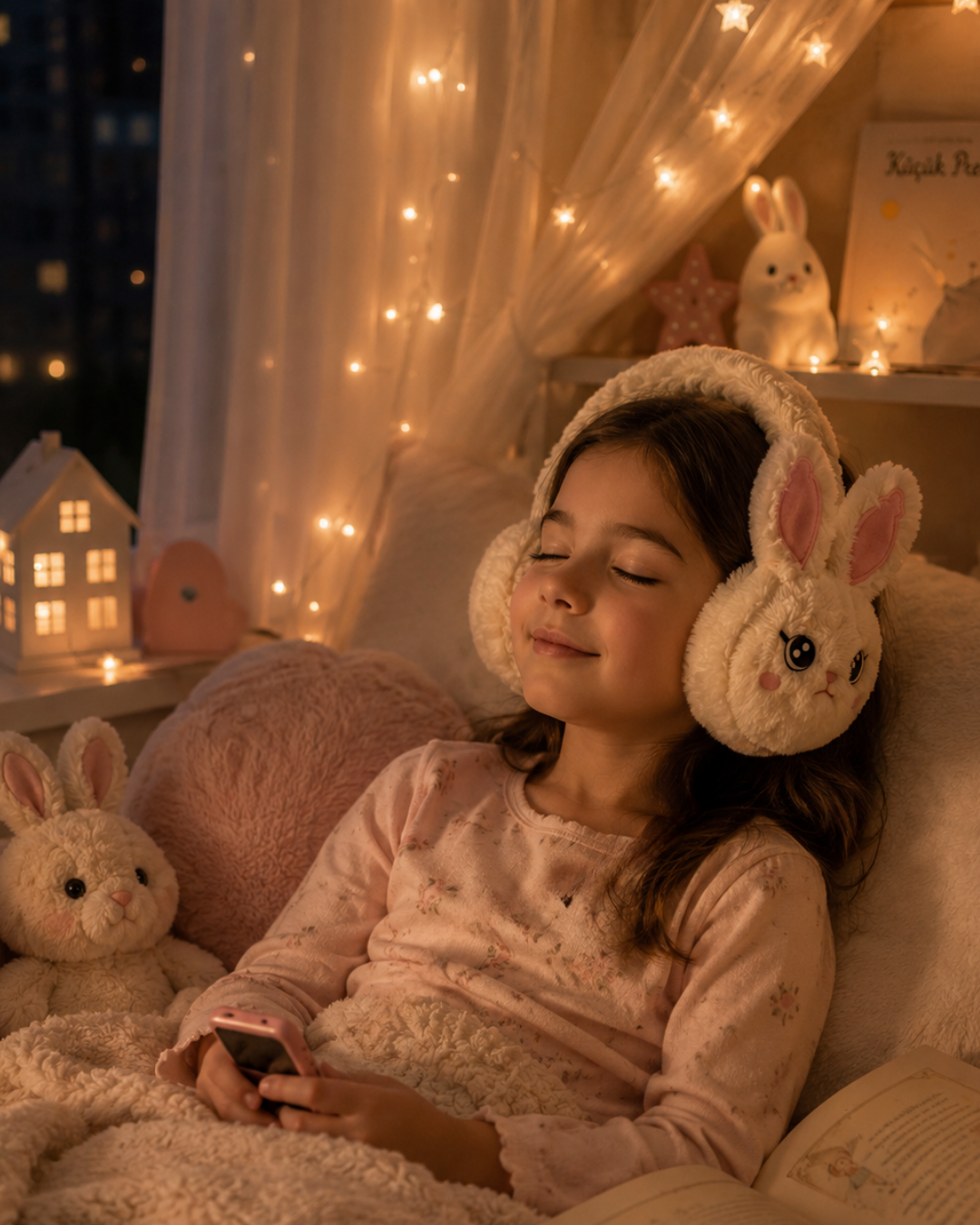 Kablosuz Peluş Bluetooth Kulaklık Yumuşak Tasarım ve TF Kart Desteği - Lisinya