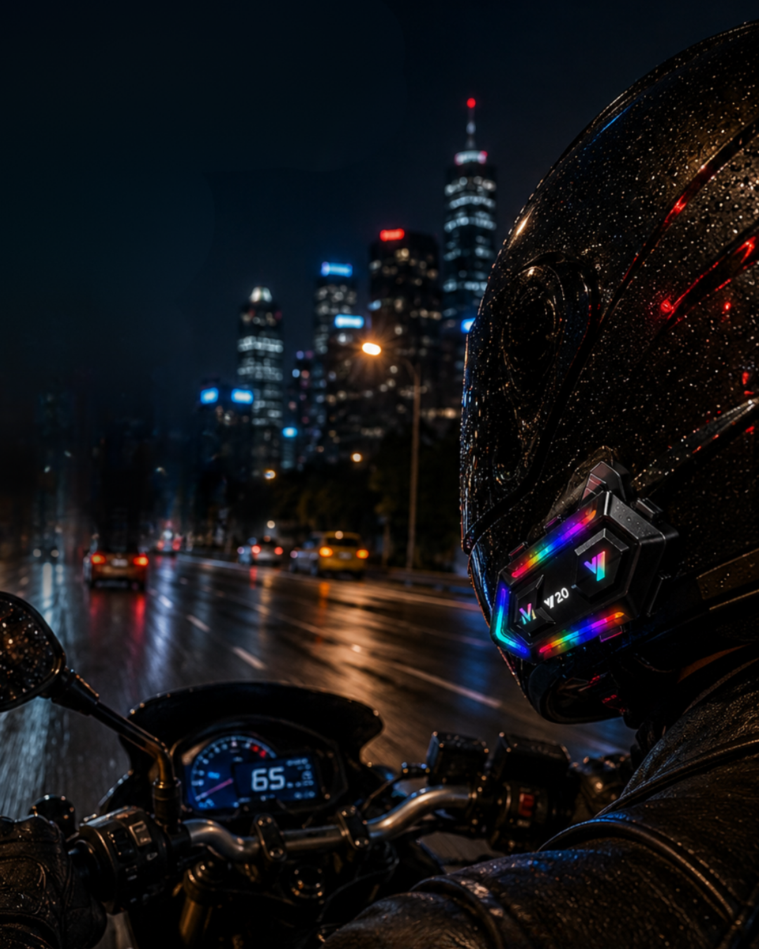 Gürültü Engelleyici Motosiklet Kask Intercom Uzun Pil Ömürlü Tasarım - Lisinya