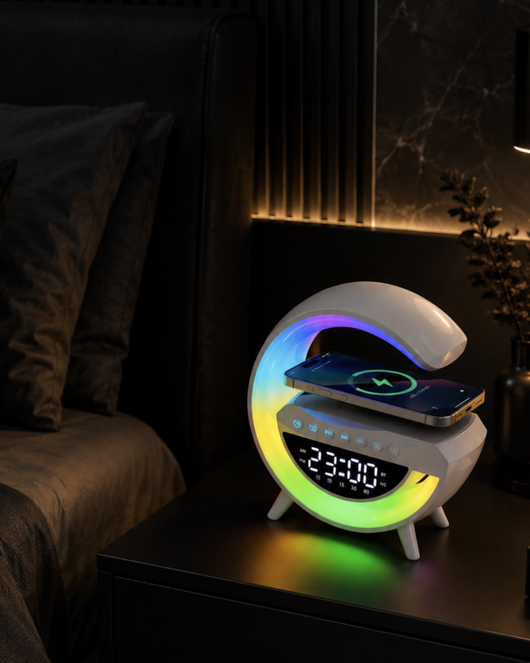 Kablosuz RGB Bluetooth Hoparlör USB FM ve AUX Destekli Taşınabilir Ses Sistemi - Lisinya Kablosuz RGB Bluetooth Hoparlör USB FM ve AUX Destekli Taşınabilir Ses Sistemi - Lisinya
