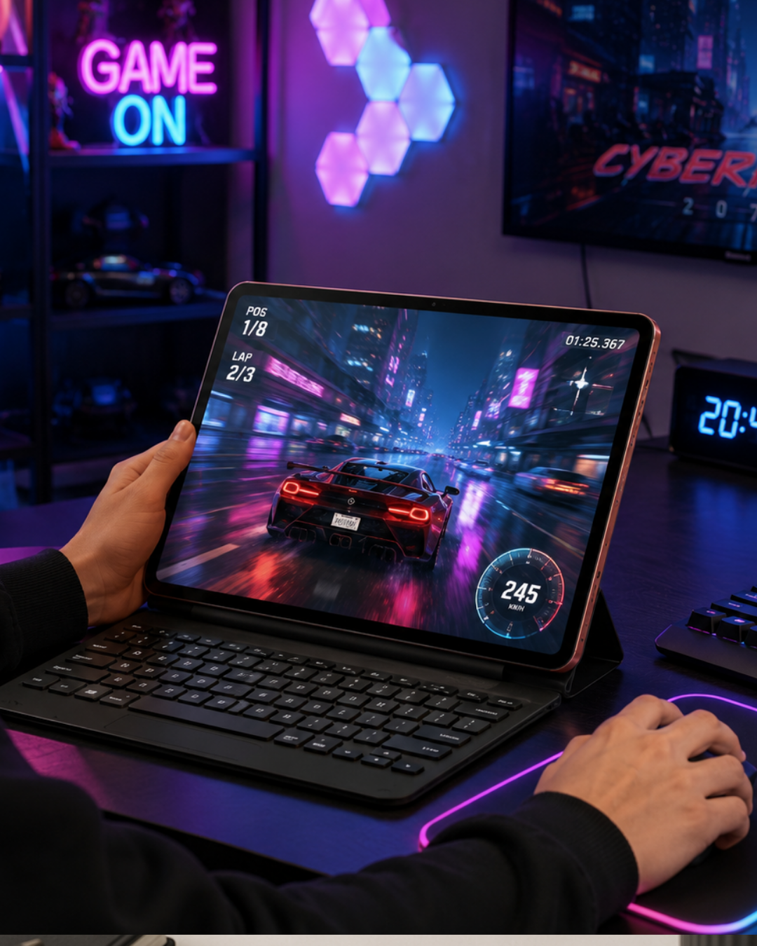 Klavyeli Tablet Bilgisayar Seti Dokunmatik Kalem ve Kılıf Destekli - Lisinya Klavyeli Tablet Bilgisayar Seti Dokunmatik Kalem ve Kılıf Destekli - Lisinya