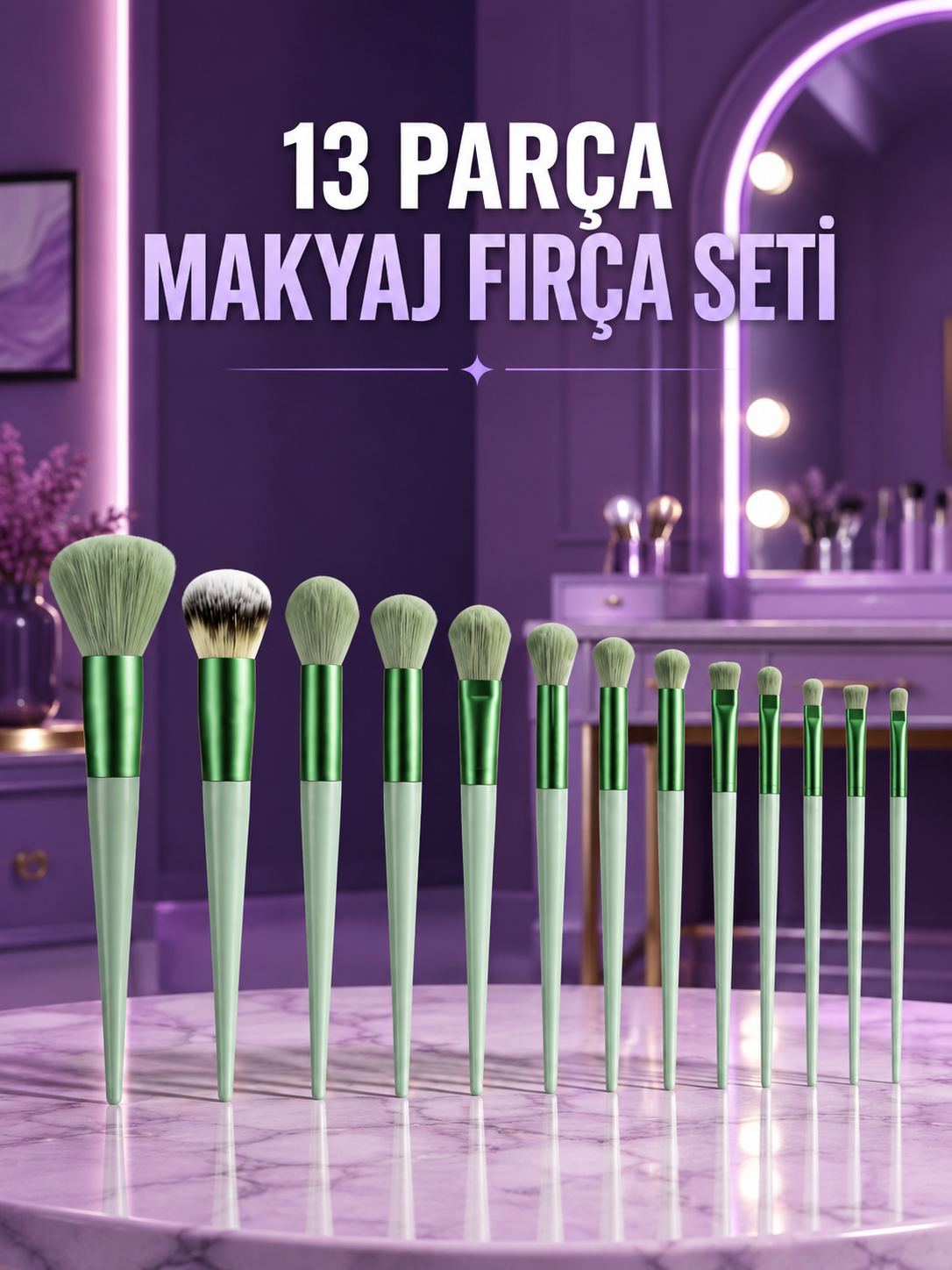 Kusursuz Makyaj İçin Yumuşak ve Dayanıklı Makyaj Fırça Seti - Lisinya Kusursuz Makyaj İçin Yumuşak ve Dayanıklı Makyaj Fırça Seti - Lisinya