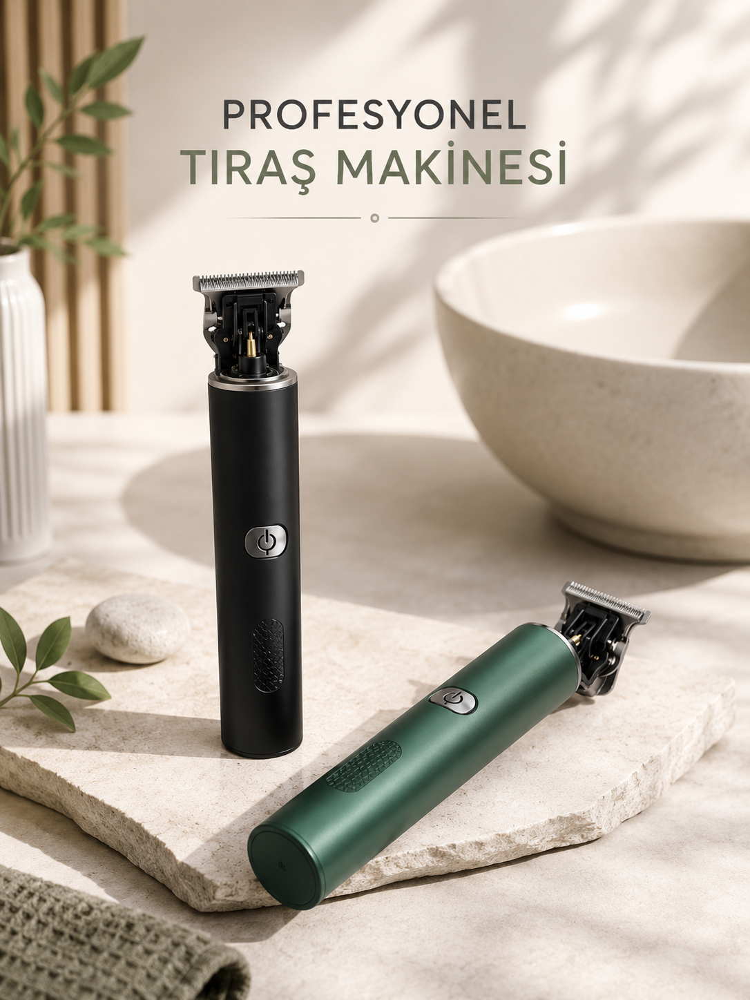 Tıraş Makinesi Saç Sakal Ense Çizim Ayarlanabilir Başlık - Lisinya