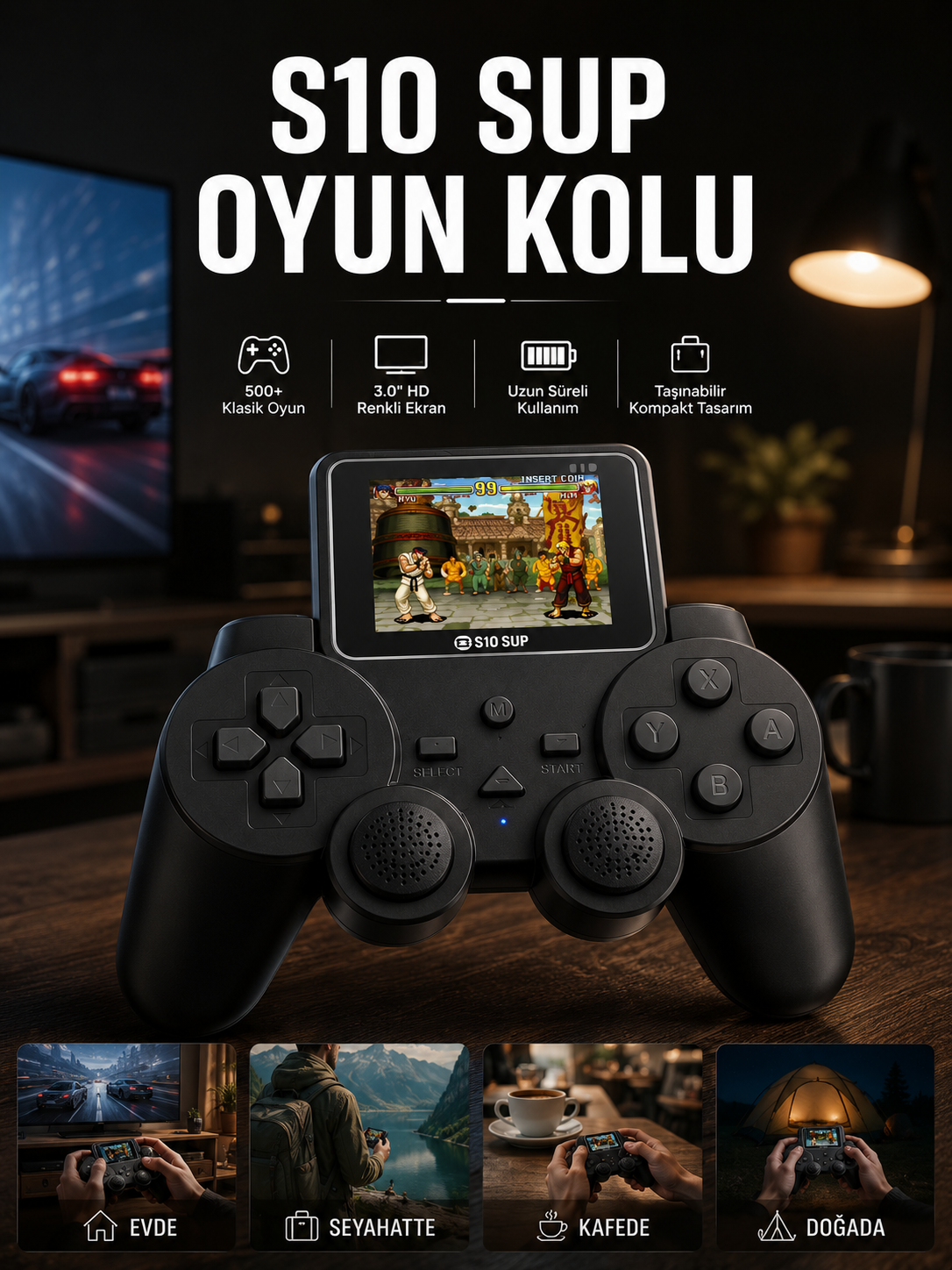 S10 Sup 520 Oyunlu Gamepad TV Uyumlu Gamepad - Lisinya S10 Sup 520 Oyunlu Gamepad TV Uyumlu Gamepad - Lisinya