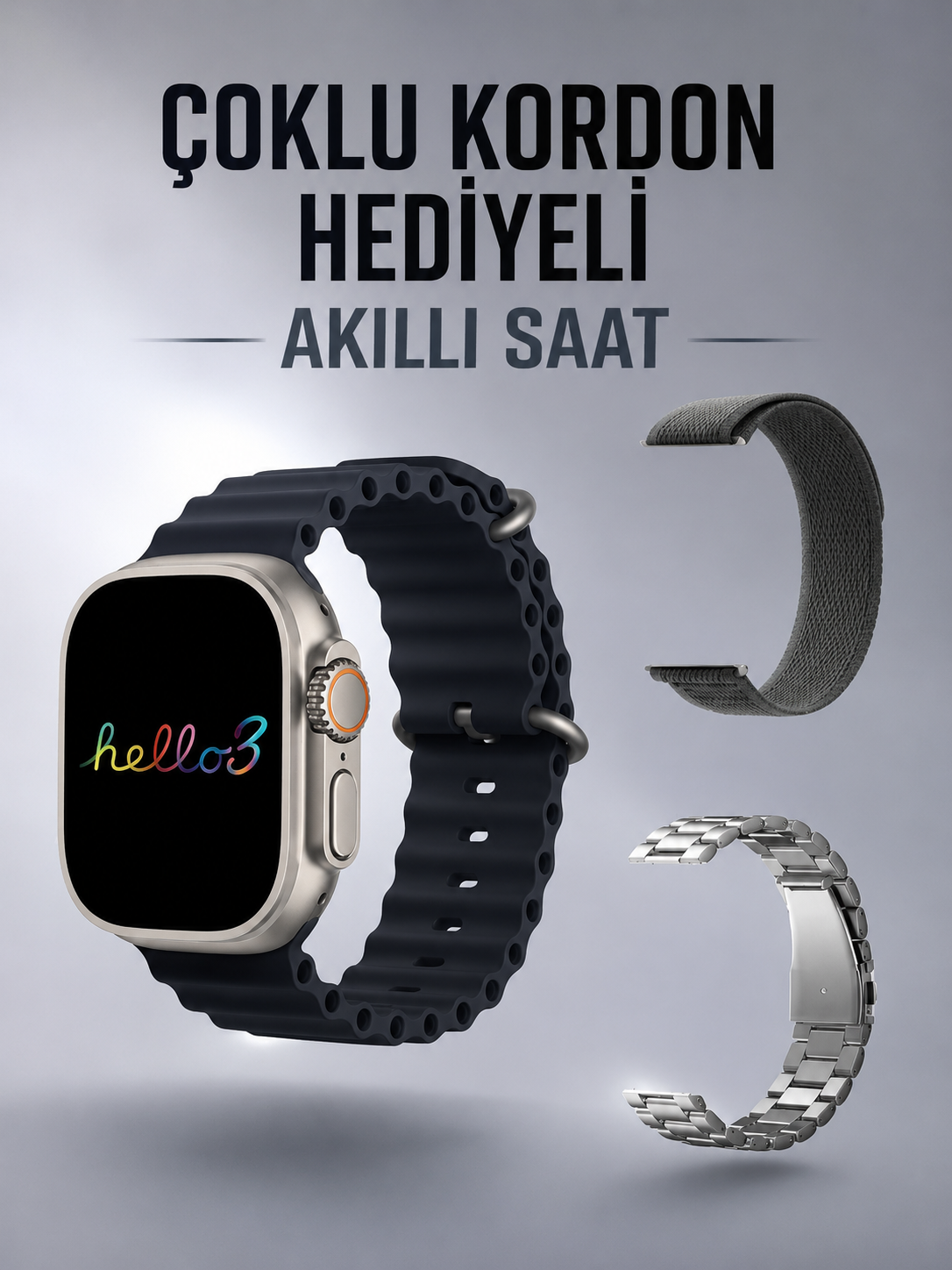 Akıllı Saat Yeni Nesil Bluetooth Bağlantılı Uyku Sağlık Takibi GPS Ve NFC Uyumlu - Lisinya