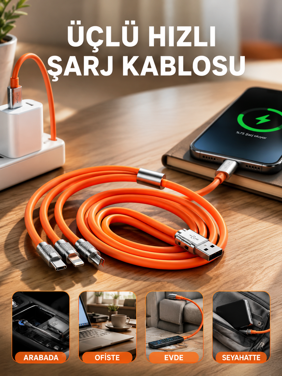 S-219 ŞARJ KABLOSU - Lisinya S-219 ŞARJ KABLOSU - Lisinya