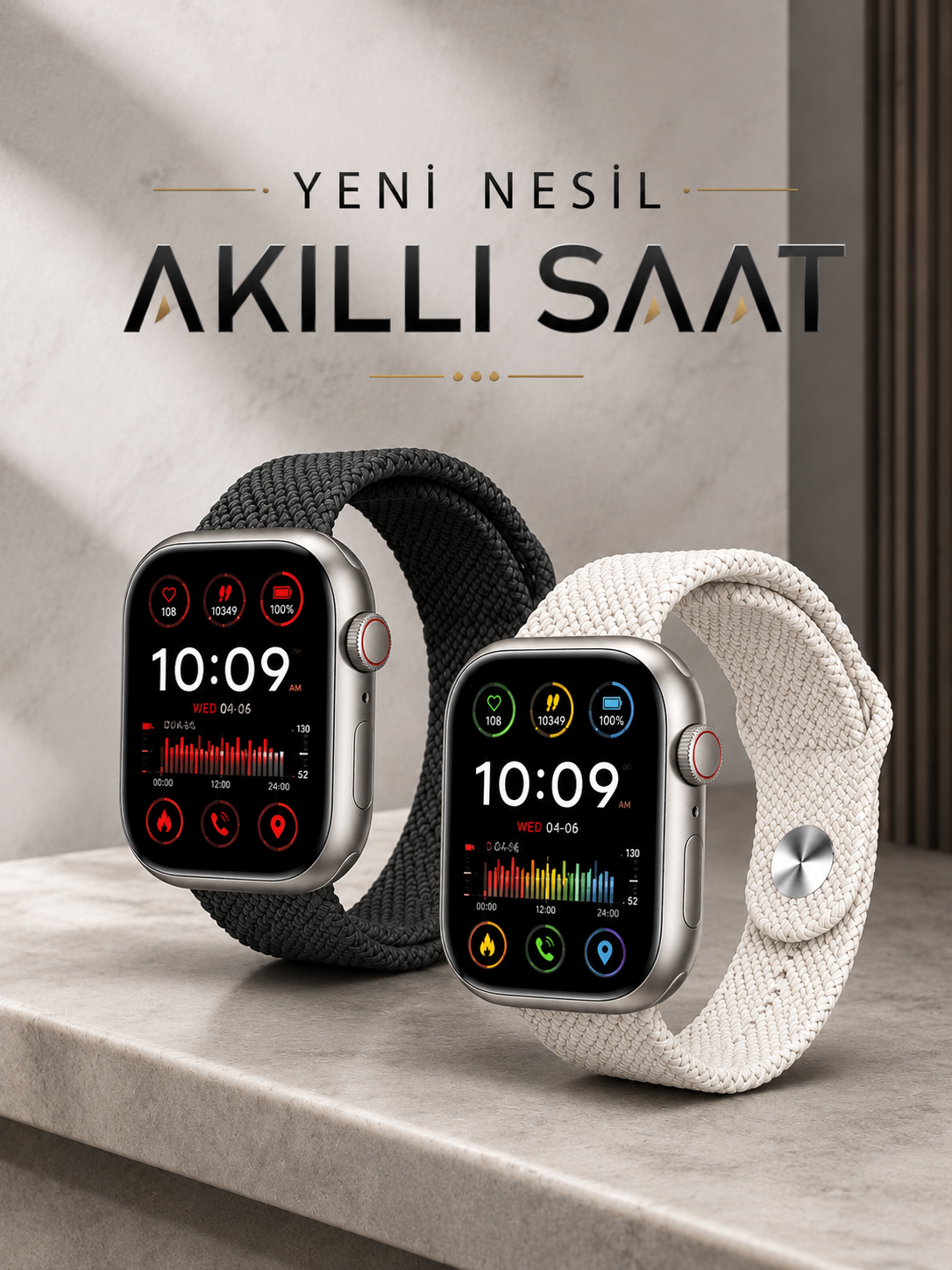 Akıllı Saat Yeni Nesil GPS Özelliği NFC Ve Uyku Takibi - Lisinya