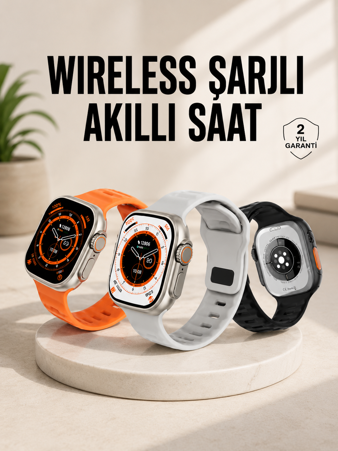 Akıllı Saat Nabız Ölçebilen Yeni Nesil GPS ve Adımsayar Özelliği - Lisinya