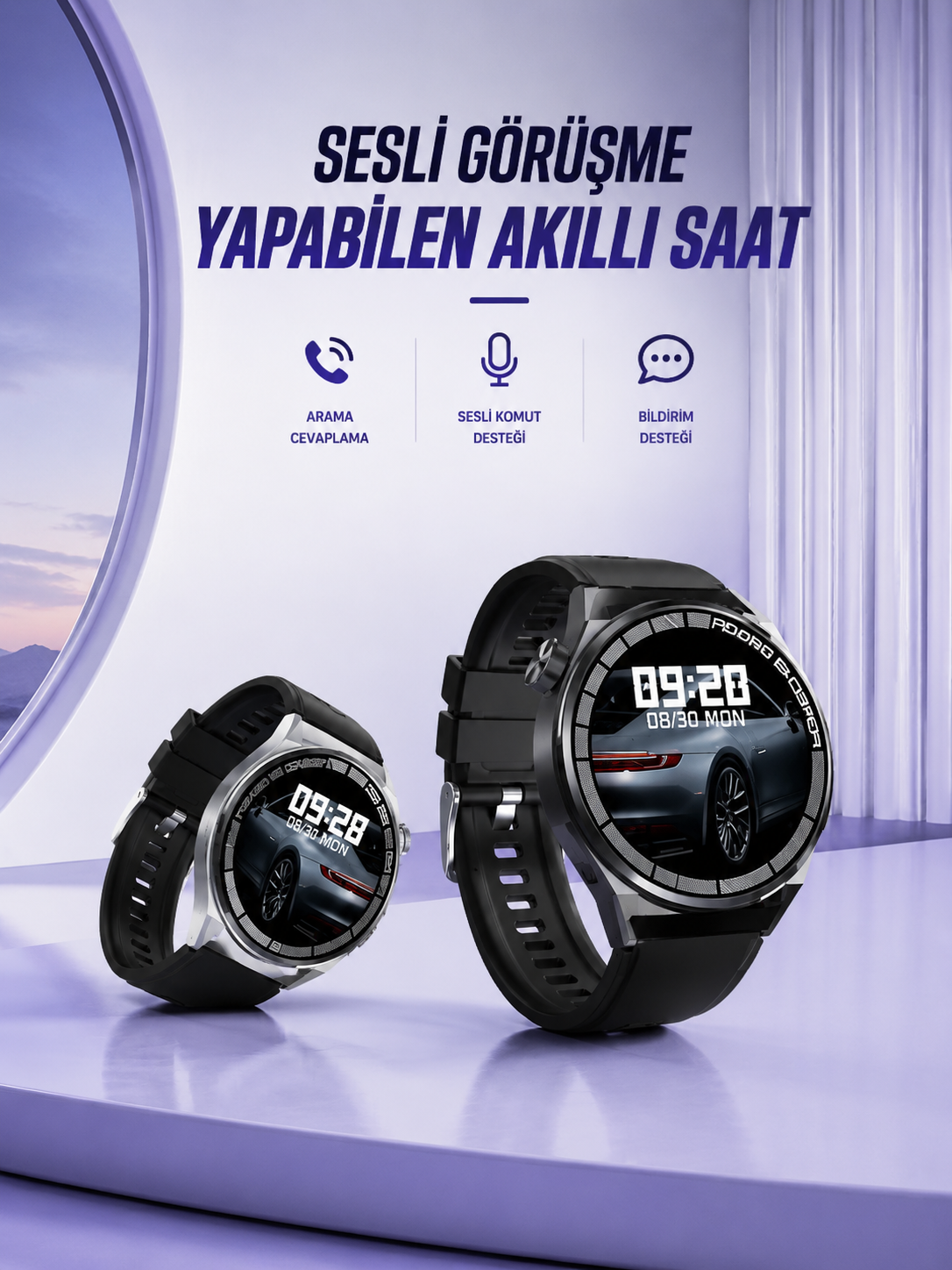 GT8 AKILLI SESLİ GÖRÜŞME YAPABİLEN SAAT - Lisinya