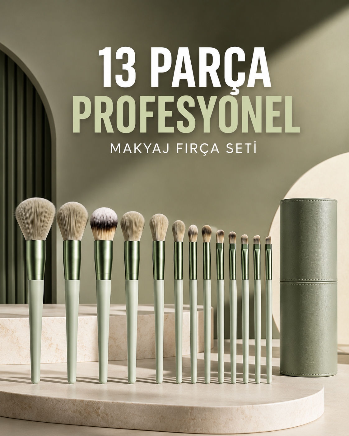 Profesyonel Makyaj Fırça Seti 13 Parça Yumuşak Kıllı Fırça Seti Far Fırçası - Lisinya Profesyonel Makyaj Fırça Seti 13 Parça Yumuşak Kıllı Fırça Seti Far Fırçası - Lisinya