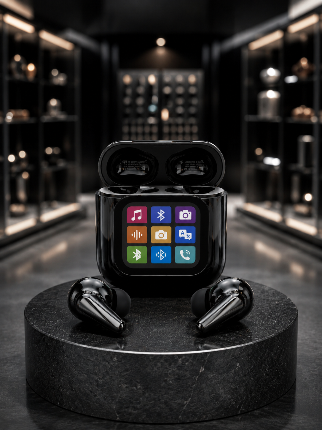 Yeni Nesil AI Bluetooth Kulaklık Akıllı Dokunmatik Ekranlı - Lisinya