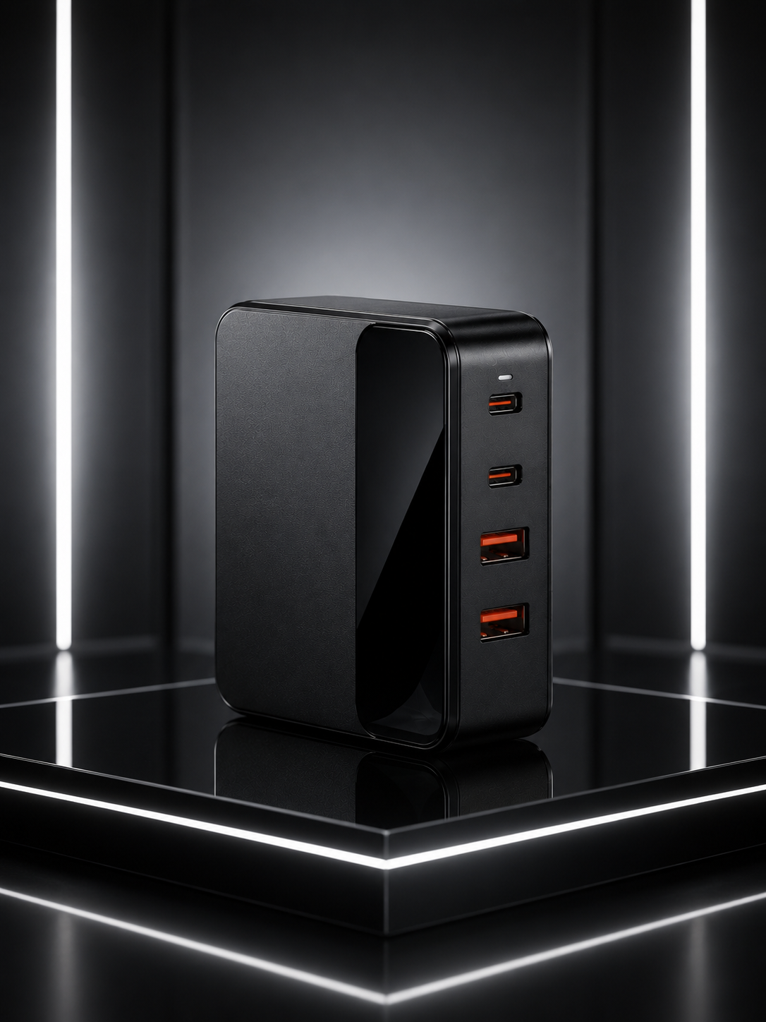 USB-A ve USB-C Girişli Çoklu Şarj Cihazı - Lisinya USB-A ve USB-C Girişli Çoklu Şarj Cihazı - Lisinya