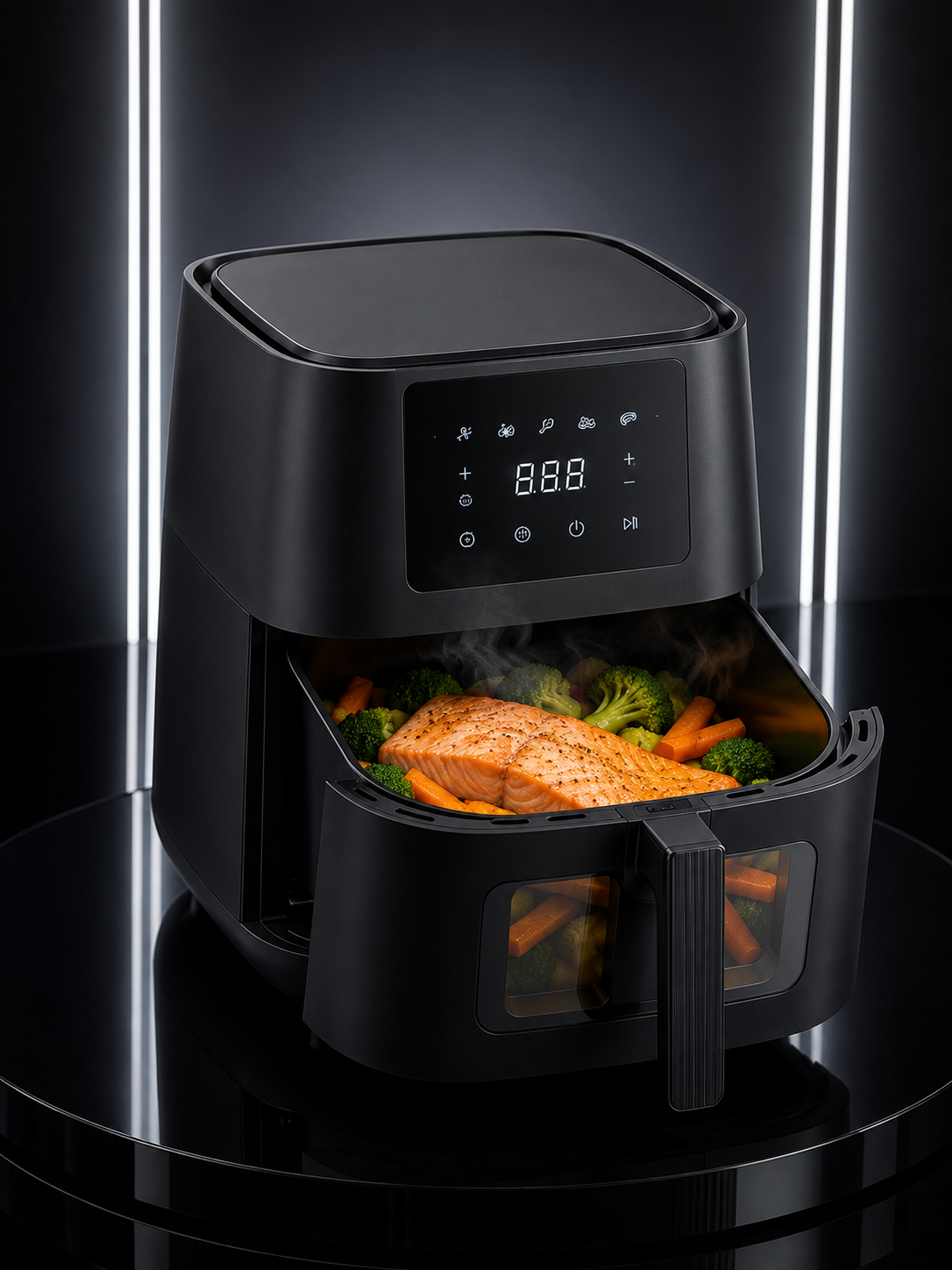 Air Fryer Mutfak Pişirme Cihazı Çok Programlı Dokunmatik - Lisinya