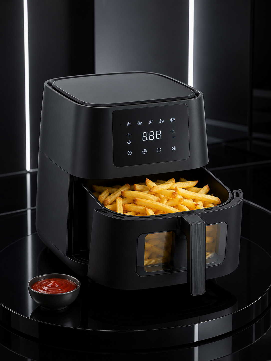 Air Fryer Mutfak Pişirme Cihazı Çok Programlı Dokunmatik - Lisinya