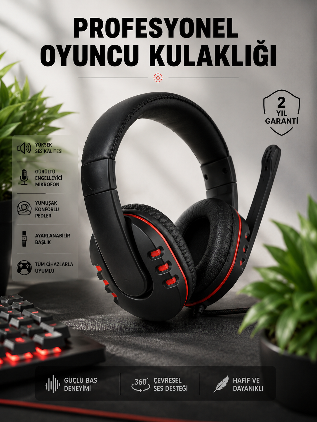 Yüksek Ses Kalitesi ve Aktif Gürültü Engelleme Özellikli Kablolu Mikrofonlu Kulaklık - Lisinya Yüksek Ses Kalitesi ve Aktif Gürültü Engelleme Özellikli Kablolu Mikrofonlu Kulaklık - Lisinya
