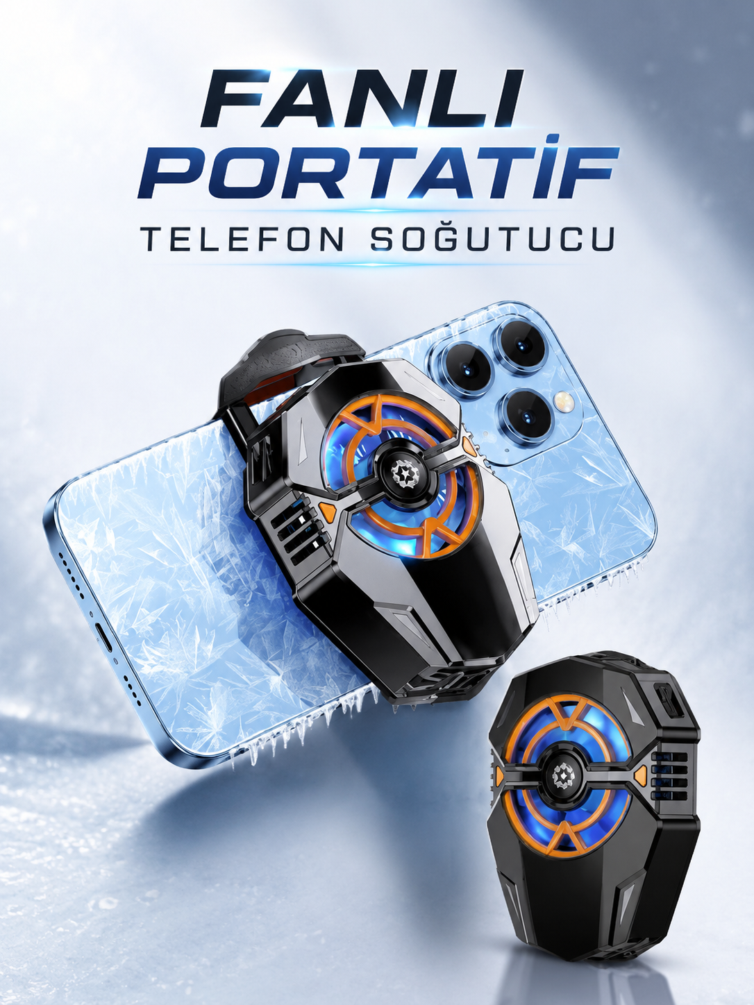 Telefon Soğutucu Fanlı Güçlü Motor Radyotör Soğutucu - Lisinya Telefon Soğutucu Fanlı Güçlü Motor Radyotör Soğutucu - Lisinya