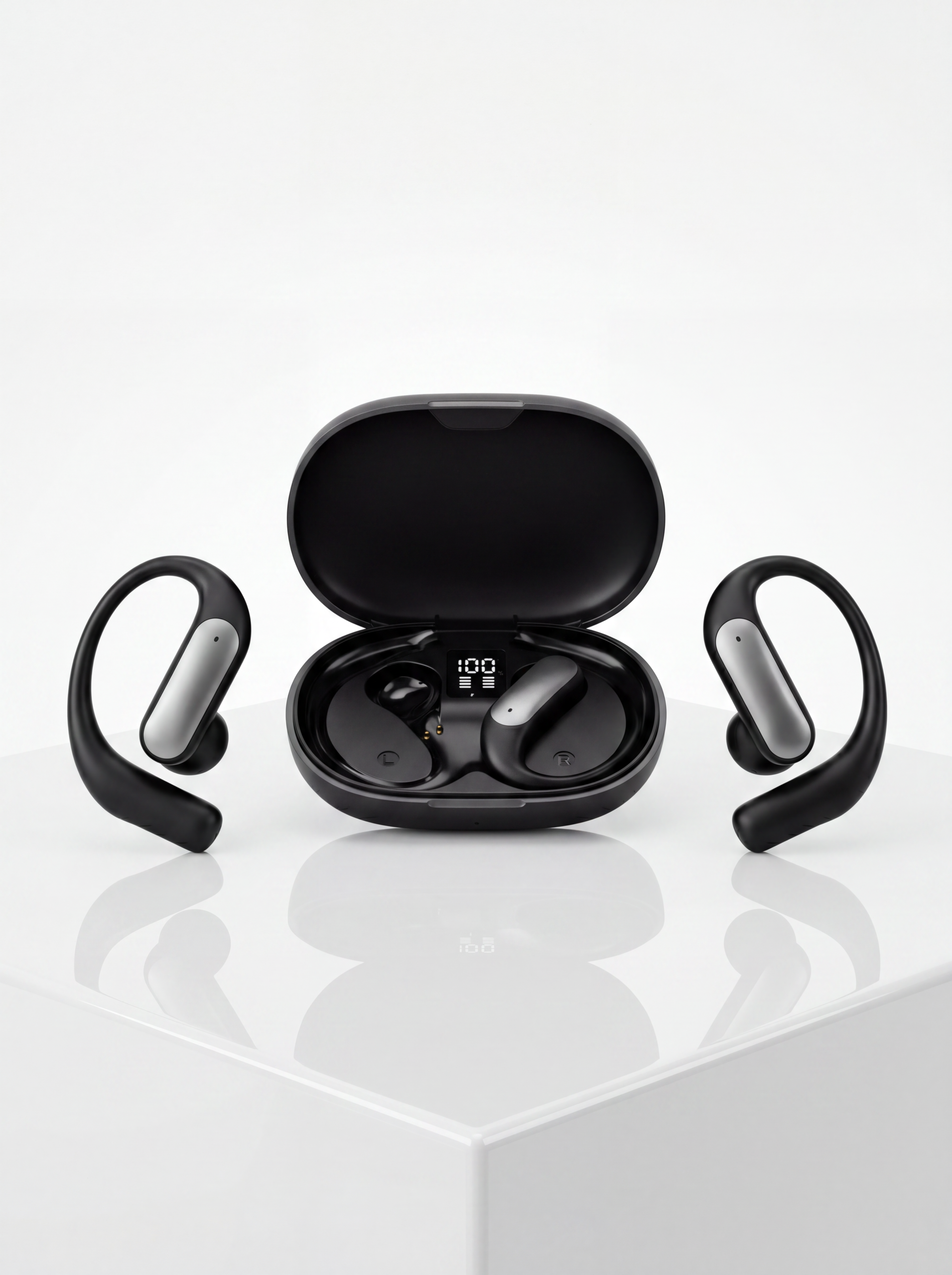 Bluetooth Kablosuz Kulaklık Kulak Kancalı Şarj Göstergeli - Lisinya Bluetooth Kablosuz Kulaklık Kulak Kancalı Şarj Göstergeli - Lisinya