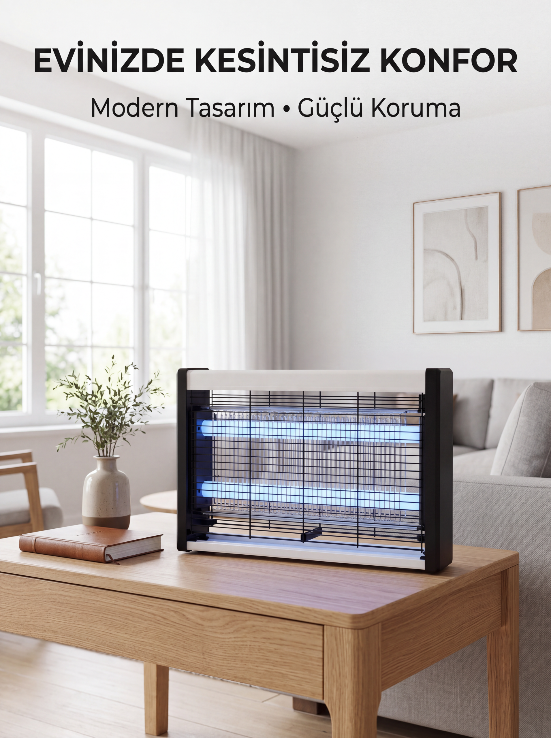 Elektrikli UV Sinek Öldürücü Lamba Çift Işıklı Güçlü Koruma - Lisinya Elektrikli UV Sinek Öldürücü Lamba Çift Işıklı Güçlü Koruma - Lisinya