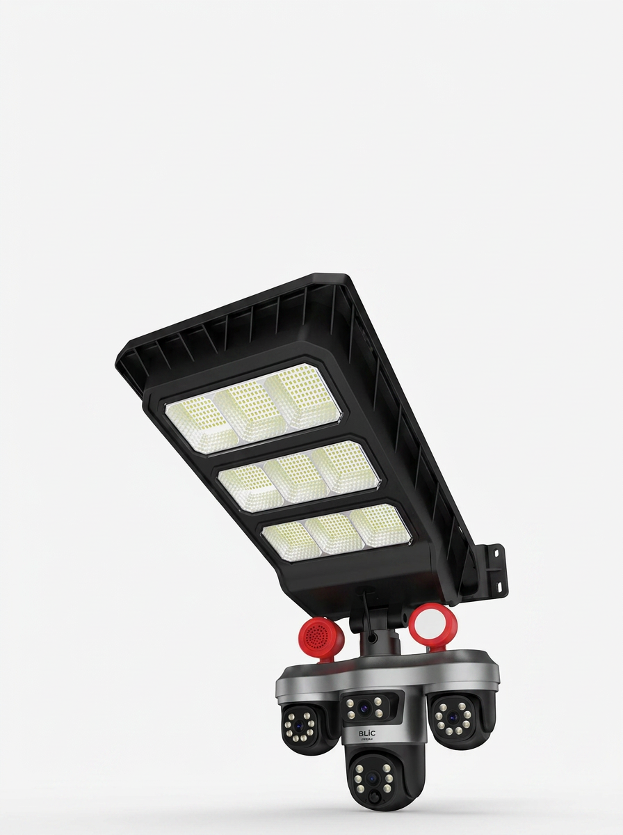 Solar Panelli Akıllı Güvenlik Kamerası LED Projektörlü - Lisinya Solar Panelli Akıllı Güvenlik Kamerası LED Projektörlü - Lisinya
