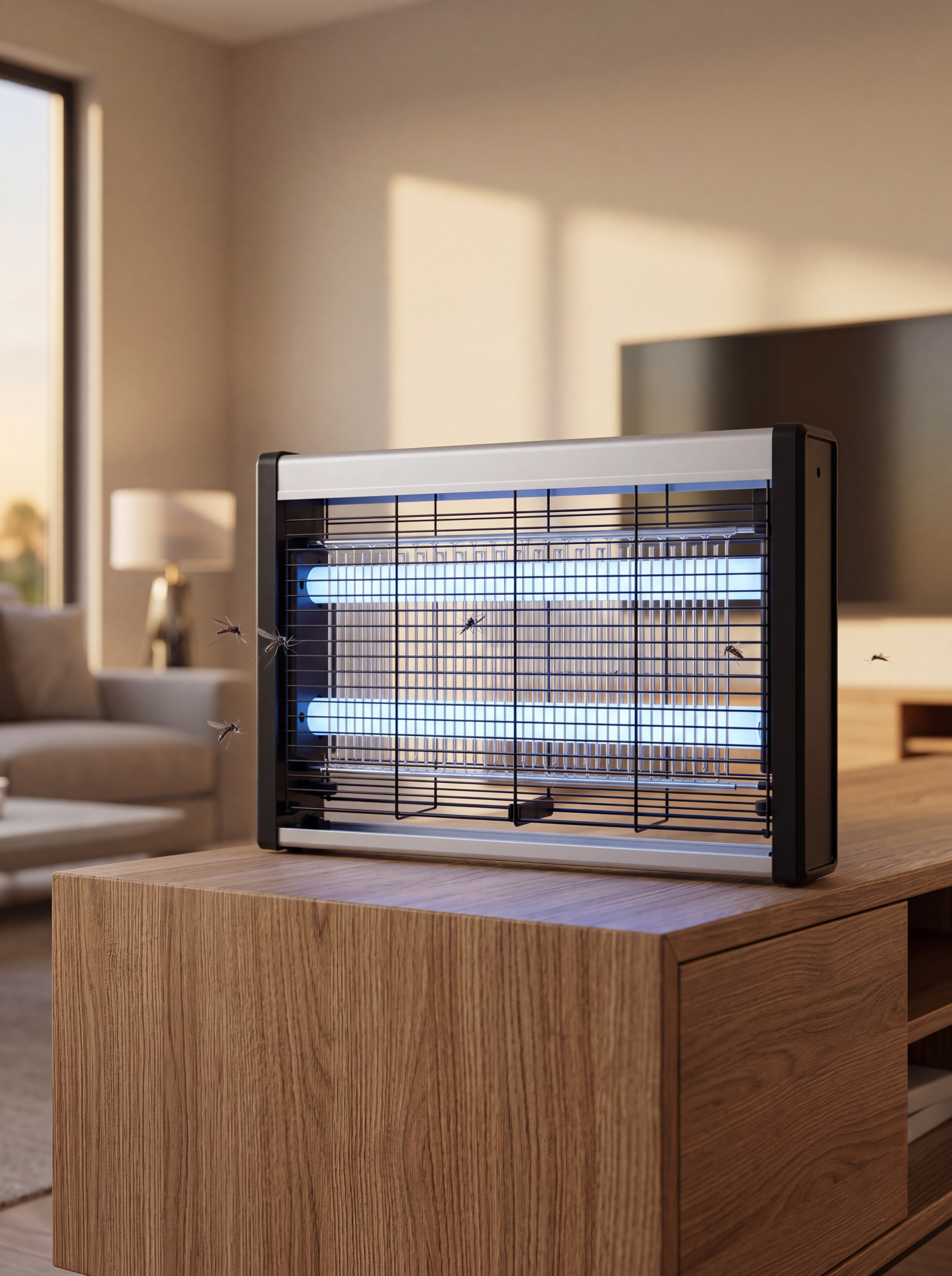 Çift UV Işıklı Elektrikli Sinek Öldürücü - Lisinya Çift UV Işıklı Elektrikli Sinek Öldürücü - Lisinya