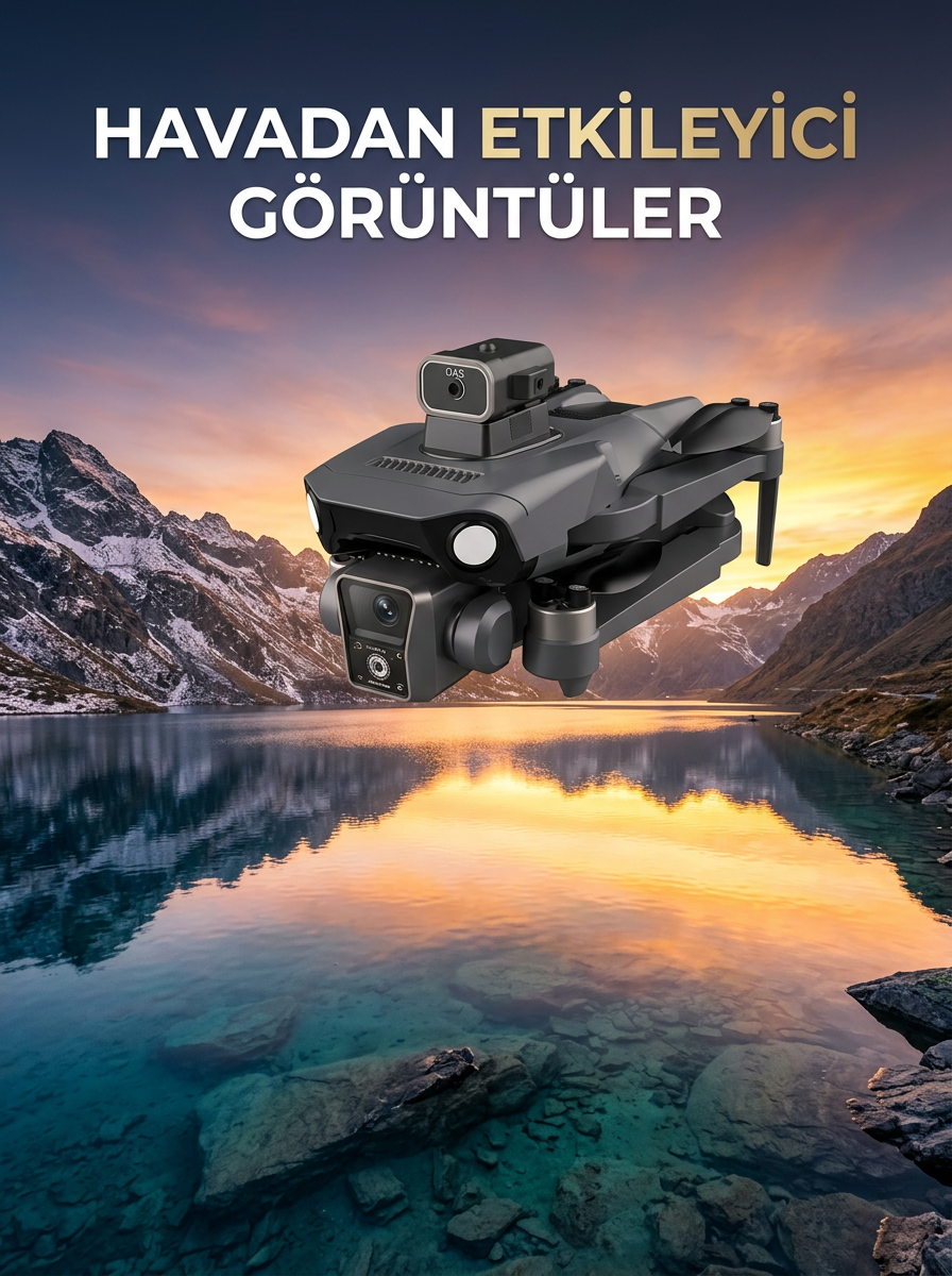 Çift Kameralı GPS Drone Geniş Açılı Havadan Görüntüleme Sistemi - Lisinya Çift Kameralı GPS Drone Geniş Açılı Havadan Görüntüleme Sistemi - Lisinya
