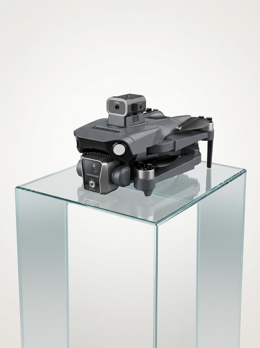 Ekranlı Kumandalı GPS Drone Çift Kameralı Katlanabilir Hava Aracı - Lisinya