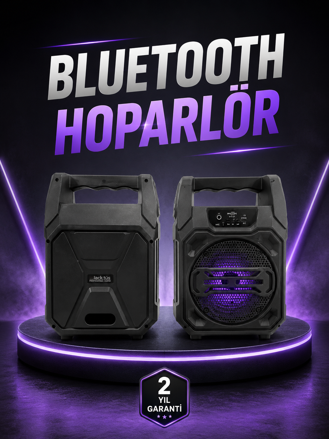 6.5 İnç Kablosuz Hoparlör Bluetooth Bağlantılı Yüksek Ses - Lisinya 6.5 İnç Kablosuz Hoparlör Bluetooth Bağlantılı Yüksek Ses - Lisinya