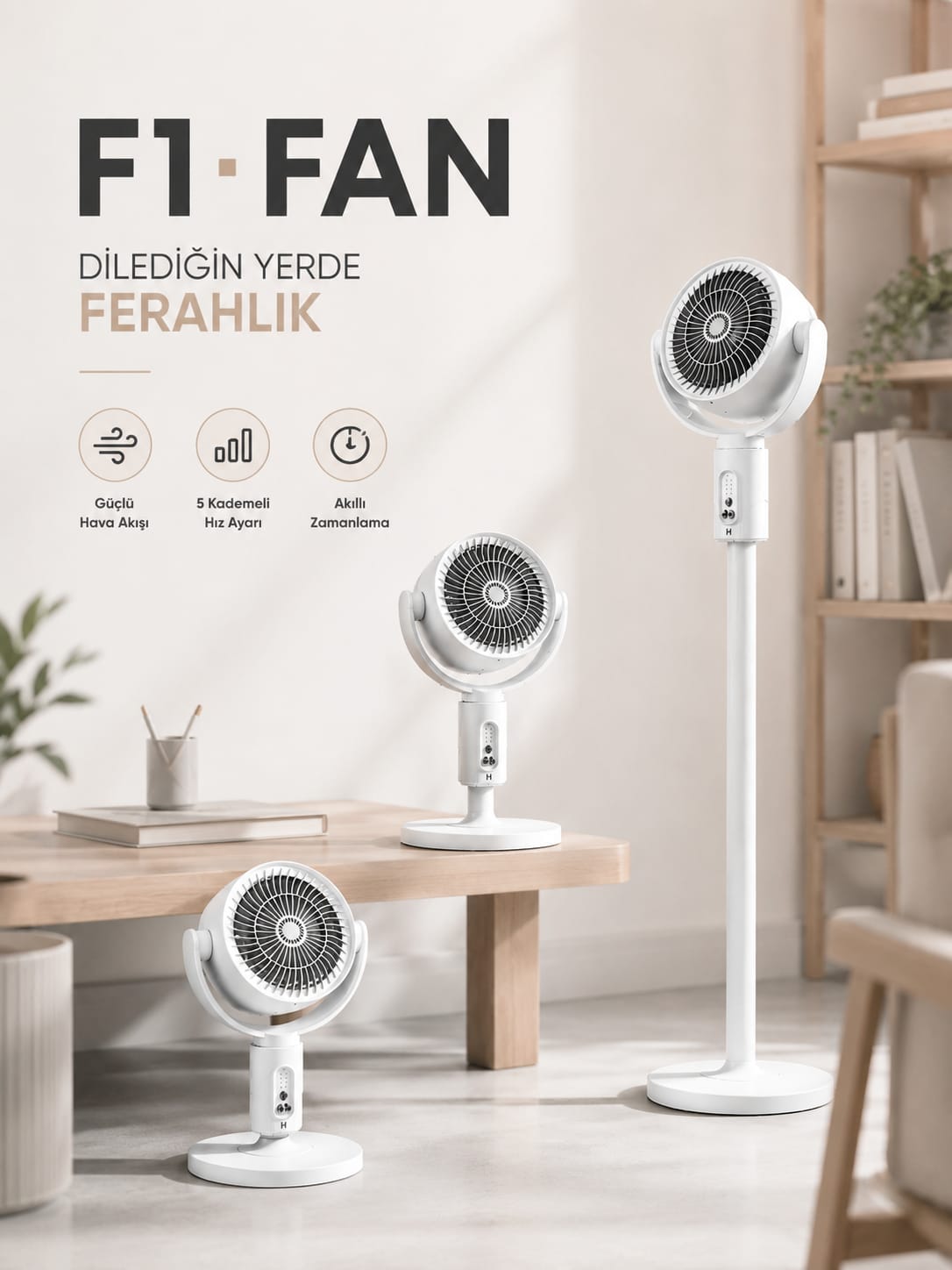 Akıllı Zamanlayıcı Özelliğiyle Enerji Tasarruflu Dikey Vantilatör - Lisinya Akıllı Zamanlayıcı Özelliğiyle Enerji Tasarruflu Dikey Vantilatör - Lisinya