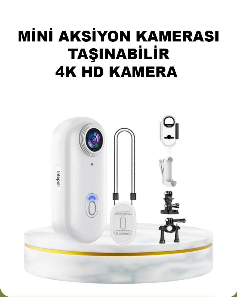 4K WiFi Spor Kamerası Su Geçirmez Mini Aksiyon Kamera - Lisinya