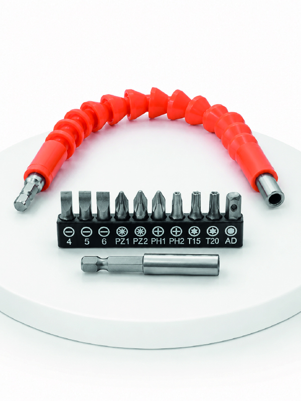 12 Parça Esnek Bits Uç Seti 300 mm Esnek Şaftlı Tornavida Uç Seti - Lisinya 12 Parça Esnek Bits Uç Seti 300 mm Esnek Şaftlı Tornavida Uç Seti - Lisinya