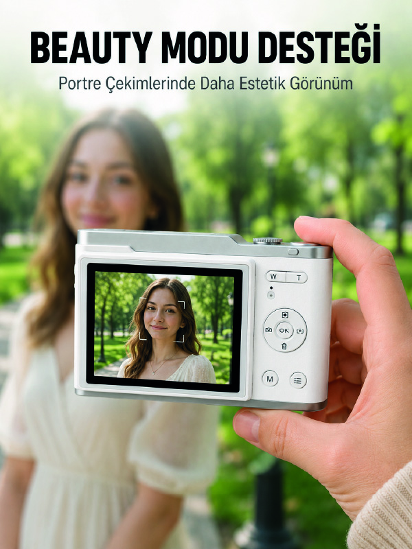 Dijital Kamera 4K Video 48 MP Fotoğraf Çekim Özellikli - Lisinya