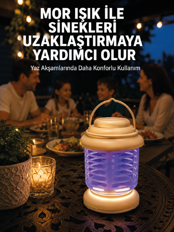 İç ve Dış Mekân Kullanımına Uygun Sinek Kovucu Lamba - Lisinya İç ve Dış Mekân Kullanımına Uygun Sinek Kovucu Lamba - Lisinya