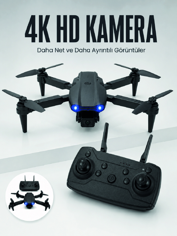 E99 Pro 4K HD Kameralı Katlanabilir Drone APP Kontrollü Uzaktan Kumandalı Mini Drone - Lisinya E99 Pro 4K HD Kameralı Katlanabilir Drone APP Kontrollü Uzaktan Kumandalı Mini Drone - Lisinya