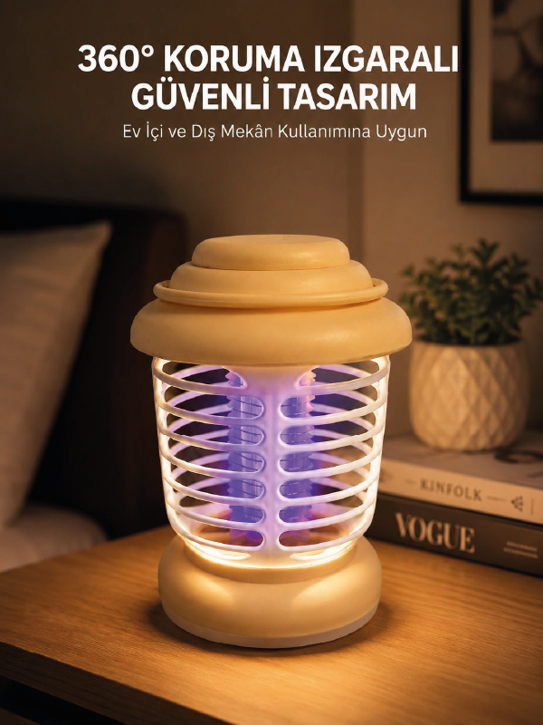 360° Koruma Izgaralı LED Sinek Kovucu Aydınlatma Lambası - Lisinya 360° Koruma Izgaralı LED Sinek Kovucu Aydınlatma Lambası - Lisinya
