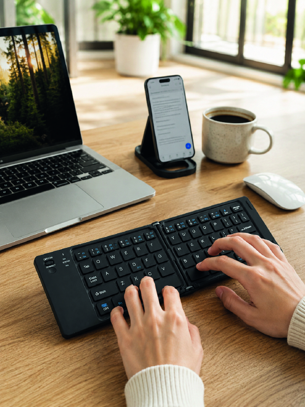Kablosuz Katlanabilir Bluetooth Klavye Telefon Tablet Bilgisayar Uyumlu - Lisinya Kablosuz Katlanabilir Bluetooth Klavye Telefon Tablet Bilgisayar Uyumlu - Lisinya