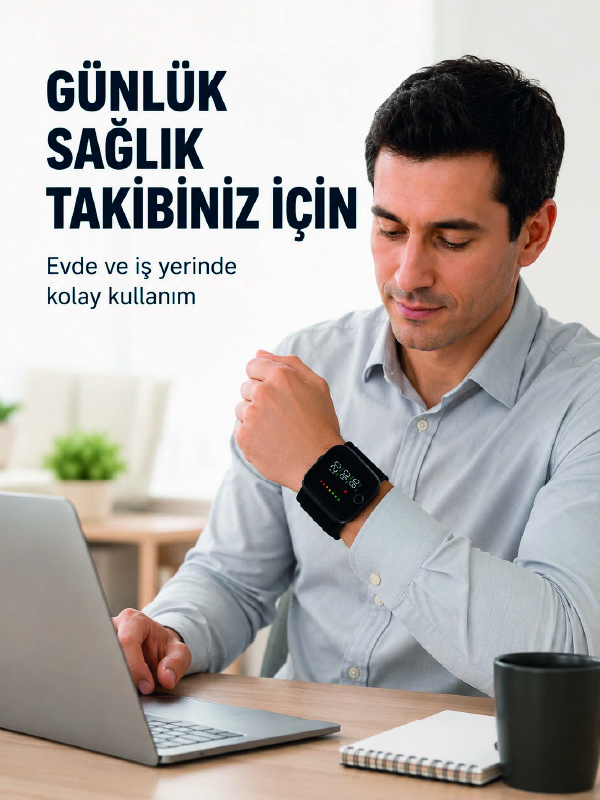 Şarjlı Bilekten Dijital Tansiyon Ölçer Geniş LCD Ekranlı - Lisinya Şarjlı Bilekten Dijital Tansiyon Ölçer Geniş LCD Ekranlı - Lisinya