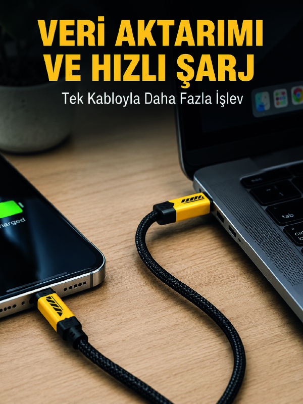 3'ü 1 Arada USB Şarj Kablosu 240W Hızlı Şarj ve Veri Aktarım Kablosu - Lisinya 3'ü 1 Arada USB Şarj Kablosu 240W Hızlı Şarj ve Veri Aktarım Kablosu - Lisinya