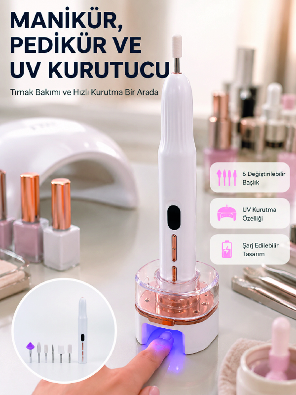 Jel Oje Kurutma ve Tırnak Bakımı Cihazı - Lisinya