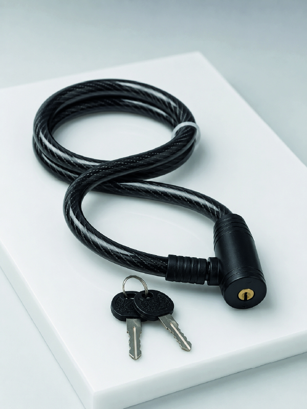 Bisiklet ve Scooter Kilidi 12 mm Çelik Halat 80 cm Anahtarlı Kilit PVC Koruyucu Kaplama 2 Anahtarlı Güvenlik Sistemi - Lisinya Bisiklet ve Scooter Kilidi 12 mm Çelik Halat 80 cm Anahtarlı Kilit PVC Koruyucu Kaplama 2 Anahtarlı Güvenlik Sistemi - Lisinya