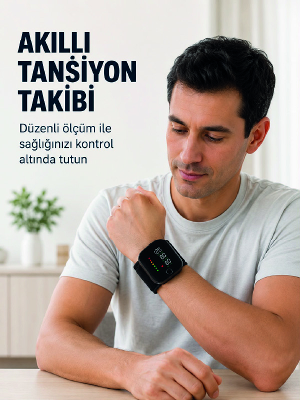 Dijital Bilek Tipi Tansiyon Ölçüm Cihazı Hafızalı Tasarım - Lisinya Dijital Bilek Tipi Tansiyon Ölçüm Cihazı Hafızalı Tasarım - Lisinya