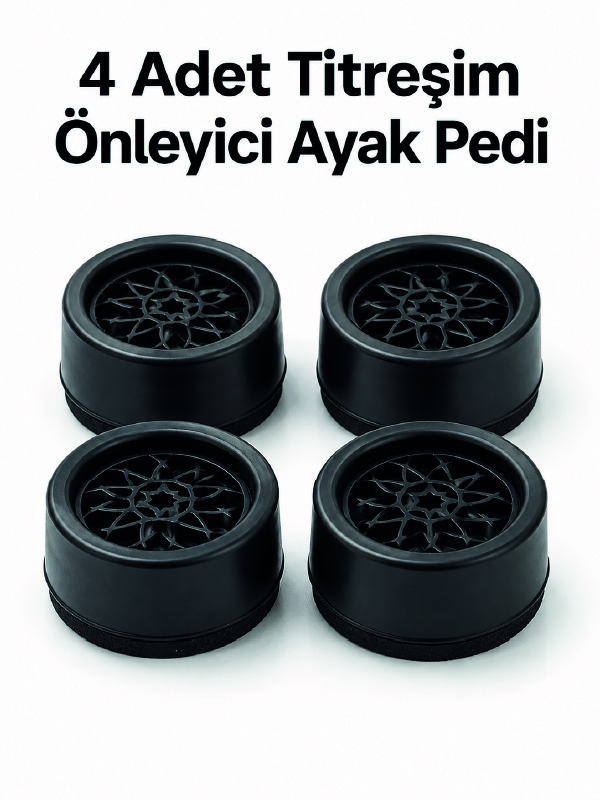 4'lü Set Çamaşır Makinesi Titreşim Önleyici Ped - Lisinya