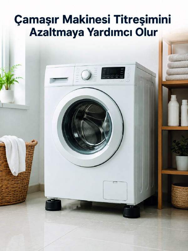 Çamaşır Makinesi İçin 4 Adet Kauçuk Ayak Pedi - Lisinya
