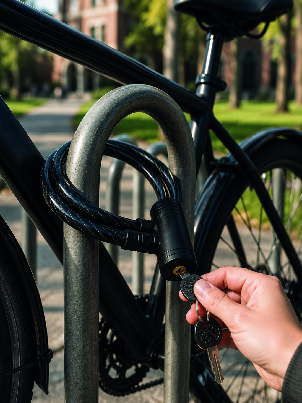 Bisiklet ve Scooter Kilidi 12 mm Çelik Halat 80 cm Anahtarlı Kilit PVC Koruyucu Kaplama 2 Anahtarlı Güvenlik Sistemi - Lisinya Bisiklet ve Scooter Kilidi 12 mm Çelik Halat 80 cm Anahtarlı Kilit PVC Koruyucu Kaplama 2 Anahtarlı Güvenlik Sistemi - Lisinya