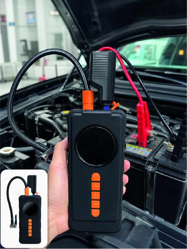 Dijital Araç Kompresörü 4 Fonksiyonlu Akü Takviye Lastik Şişirme Powerbank ve LED El Feneri - Lisinya Dijital Araç Kompresörü 4 Fonksiyonlu Akü Takviye Lastik Şişirme Powerbank ve LED El Feneri - Lisinya