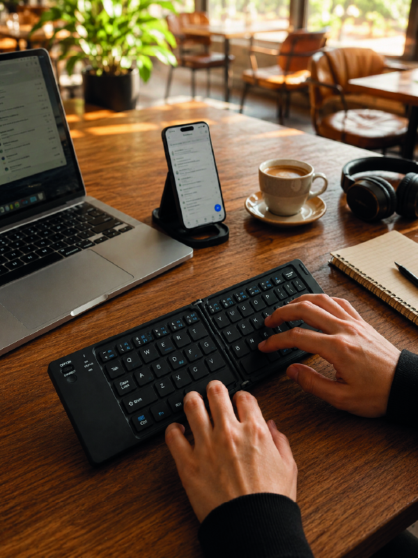 Kablosuz Katlanabilir Bluetooth Klavye Telefon Tablet Bilgisayar Uyumlu - Lisinya Kablosuz Katlanabilir Bluetooth Klavye Telefon Tablet Bilgisayar Uyumlu - Lisinya