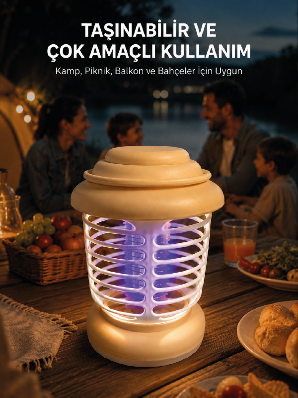 Askılı Tasarıma Sahip LED Aydınlatmalı Sinek Kovucu - Lisinya Askılı Tasarıma Sahip LED Aydınlatmalı Sinek Kovucu - Lisinya