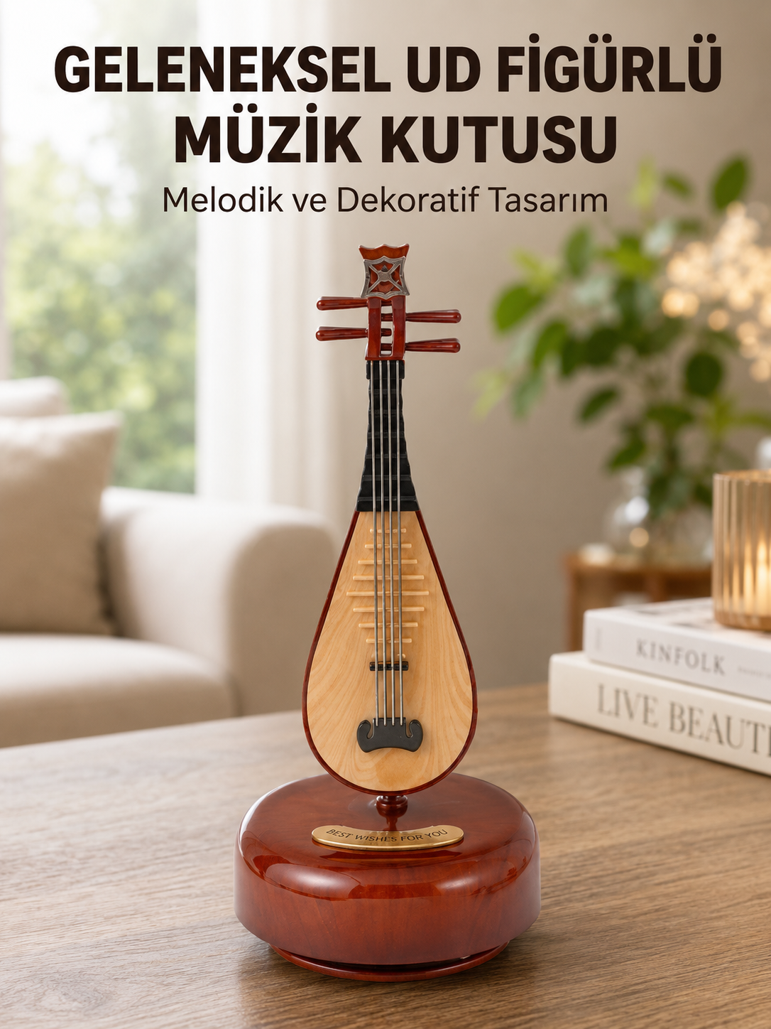 Enstrüman Şeklinde Müzik Kutusu Lüt Tasarım Melodious Music - Lisinya Enstrüman Şeklinde Müzik Kutusu Lüt Tasarım Melodious Music - Lisinya