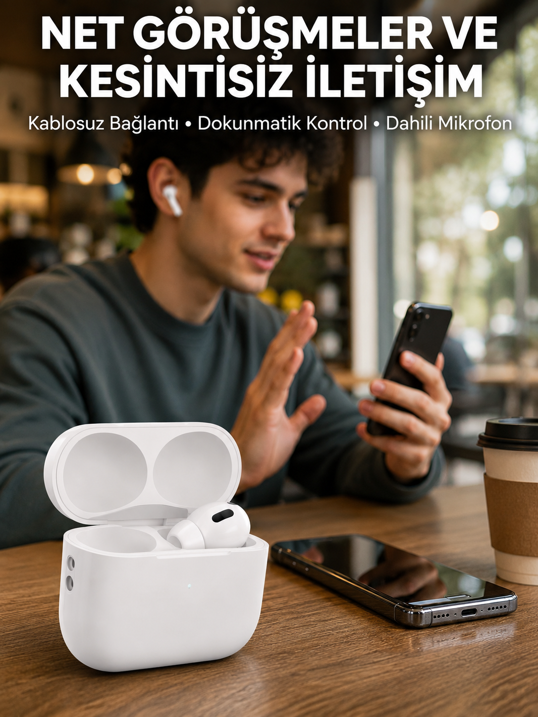 Gürültü Engelleme Teknolojili Bluetooth Kulaklık – Adaptif Ses ve Uzun Pil Süresi Yeni Nesil - Lisinya